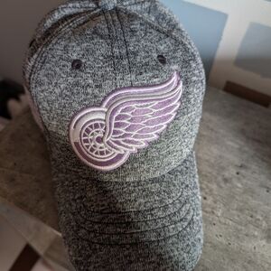 Gray Cap with Purple Winged Logo